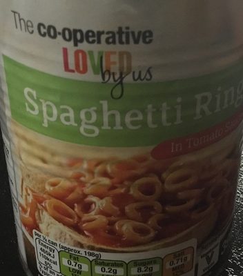 Spaghetti Rings in tomato sauce