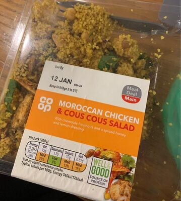 Moroccan Chicken & Cous Cous Salad
