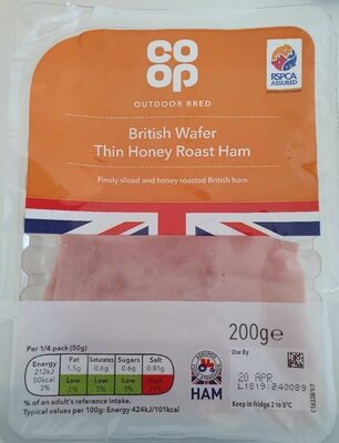 British Wafer Thin Honey Roast Ham
