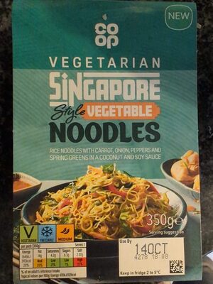 Singapore Style Vegetable Noodles
