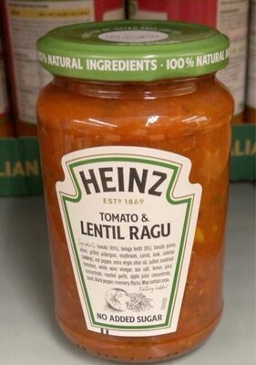 Tomato & lentil ragu