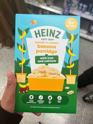 Smooth 'n' Creamy Banana Porridge With Iron And Calcium