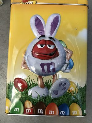 M&Ms Aux Couleurs De Pâques, Boite Metal