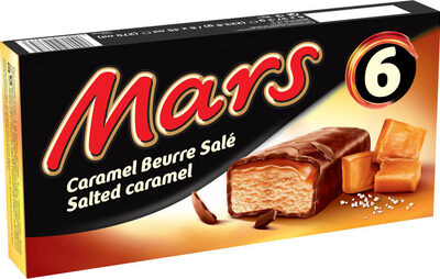 Mars glacé caramel au beurre salé x6