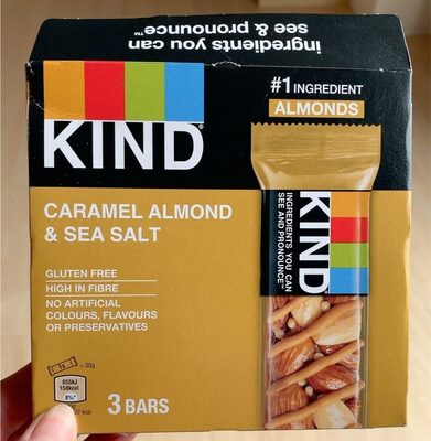 Caramel Almond & Sea salt bar