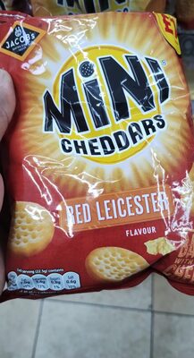 Mini cheddars red Leicester