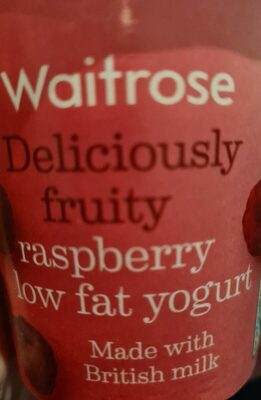 Deliciously fruity low fat yogurt