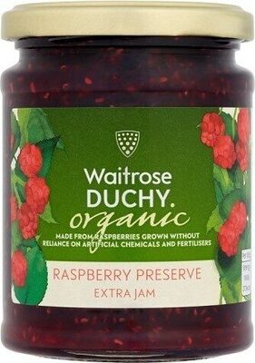Duchy Organic Raspberry Preserve Extra Jam