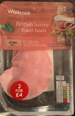 British honey roast ham