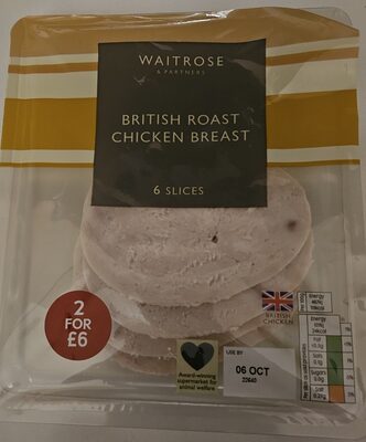 British roast chicken breast