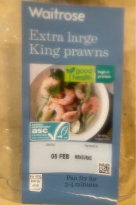 Extra large king prawns