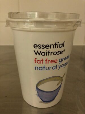 Fat free greek natural yogurt