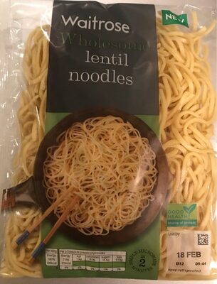 Waitrose wholesome lentil noodles