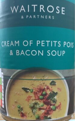 Cream Of Petits Pois & Bacon Soup