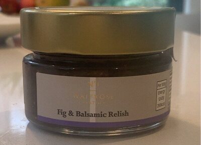 Fig and balsamic relish