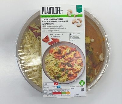 Tikka Masala with Chargrilled Vegetables & cashews