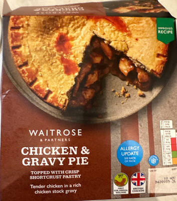 Chicken & gravy pie