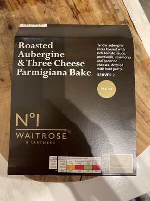 Roasted Aubergine & Three Cheese Parmigiana Bake