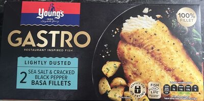 Youngs Salt Pepper Basa Fillets 2pk