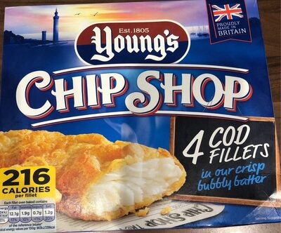 Youngs Chip Shop Cod 4pk