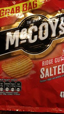 Crips salted Ridge cut