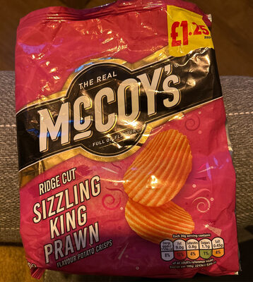 Mccoys king prawn Crisps
