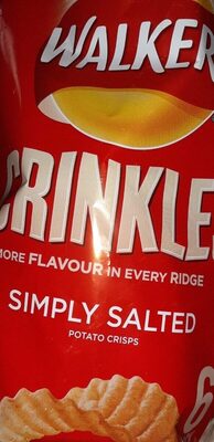 Crinkles Simply Salted Crisps 6 x