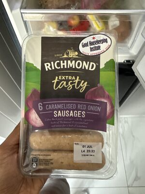 Caramelised Red Onion Sausages