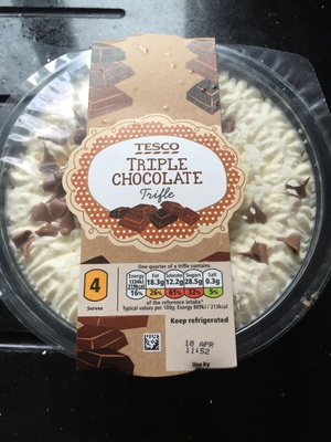 Triple chocolate trifle