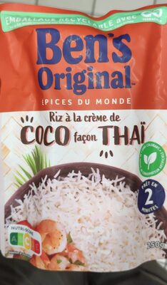 Épices du monde Riz à la crème de coco