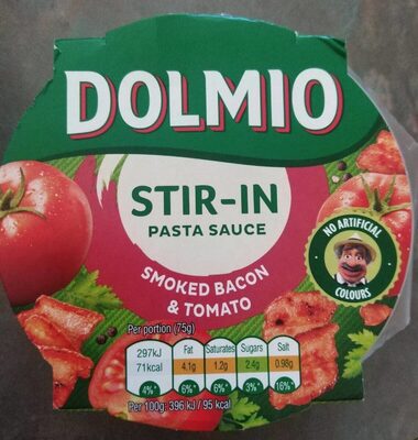 Smoked bacon and tomato sauce