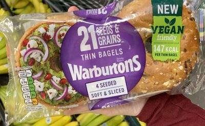 21 seeds and grains thin bagels