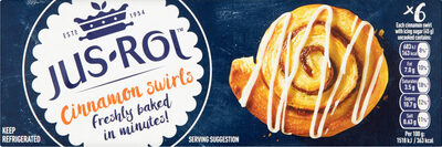 Cinnamon Swirls Dough x6