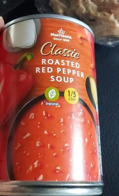 Roasted red pepper soup