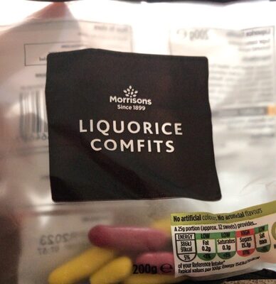 Liquorice comfits