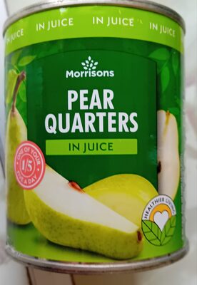 Pear Quarters in juice