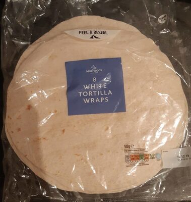 White tortilla wraps