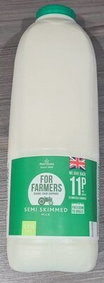 Semi skimmed milk