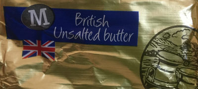 British unsalted butter