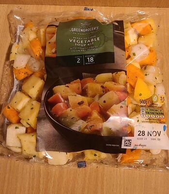Vegetable Soup Kit with Carrot Swede Onion and Potato