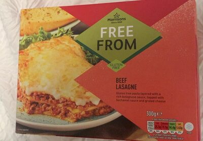 Beef lasagne