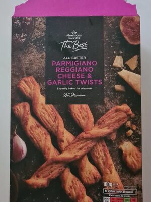 Parmigiano reggiano cheese & garlic twists