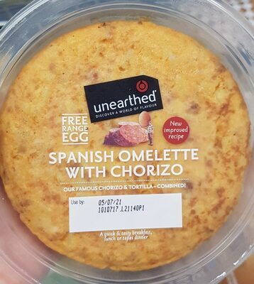 Spanish omelette with chorizo