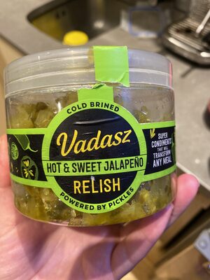 hot & sweet jalapeno relish