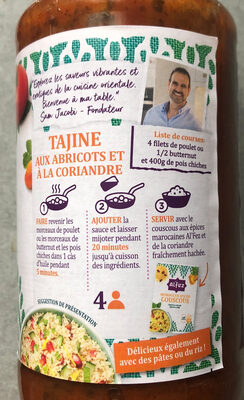 Sauce tomate aux abricots et à la coriandre