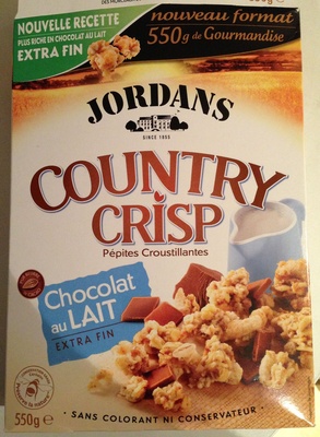 Country Crisp - Chocolat au lait extra fin