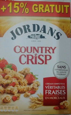 Country Crisp - Fraises (+15% gratuit)