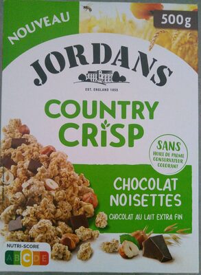 Country Crisp chocolat noisettes