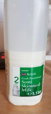 Semi skimmed milk