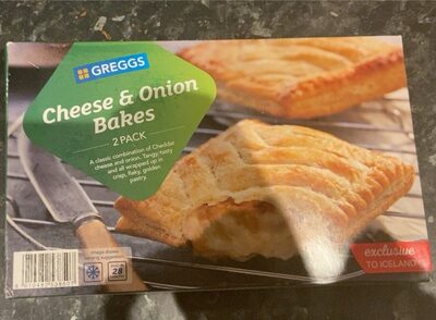 Cheese and onion bakes